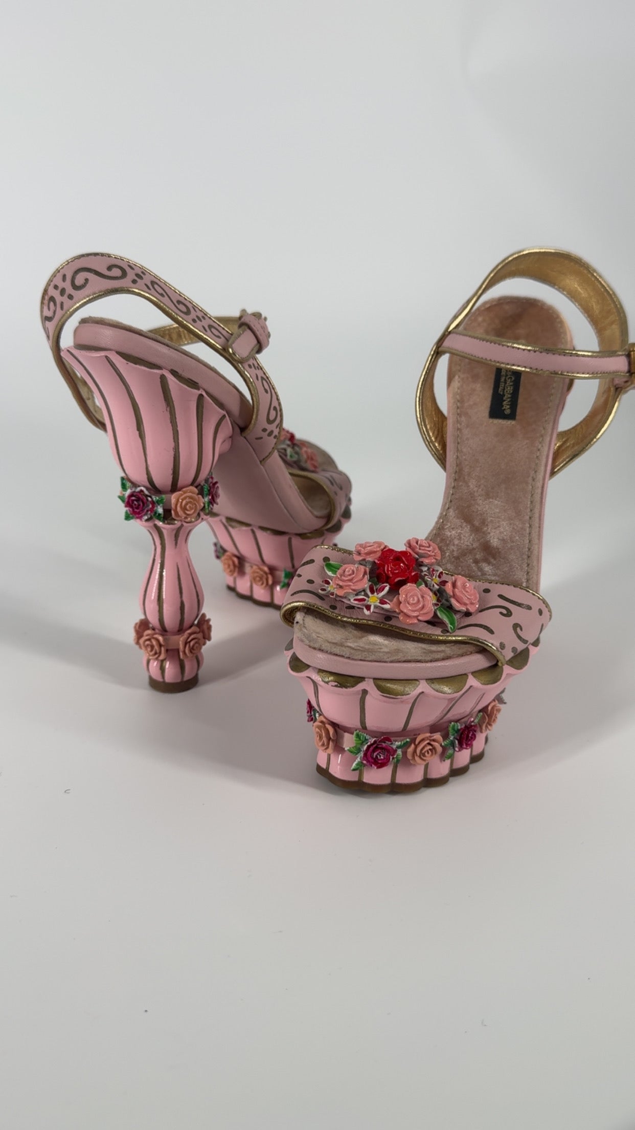 Dolce & Gabbana F/W 2012 'Cake' Heels in Pink