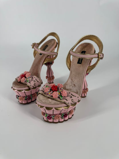 Dolce & Gabbana F/W 2012 'Cake' Heels in Pink