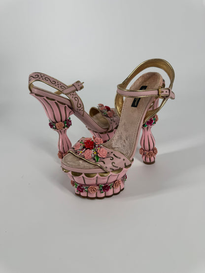 Dolce & Gabbana F/W 2012 'Cake' Heels in Pink