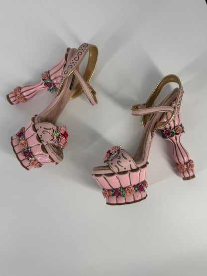 Dolce & Gabbana F/W 2012 'Cake' Heels in Pink
