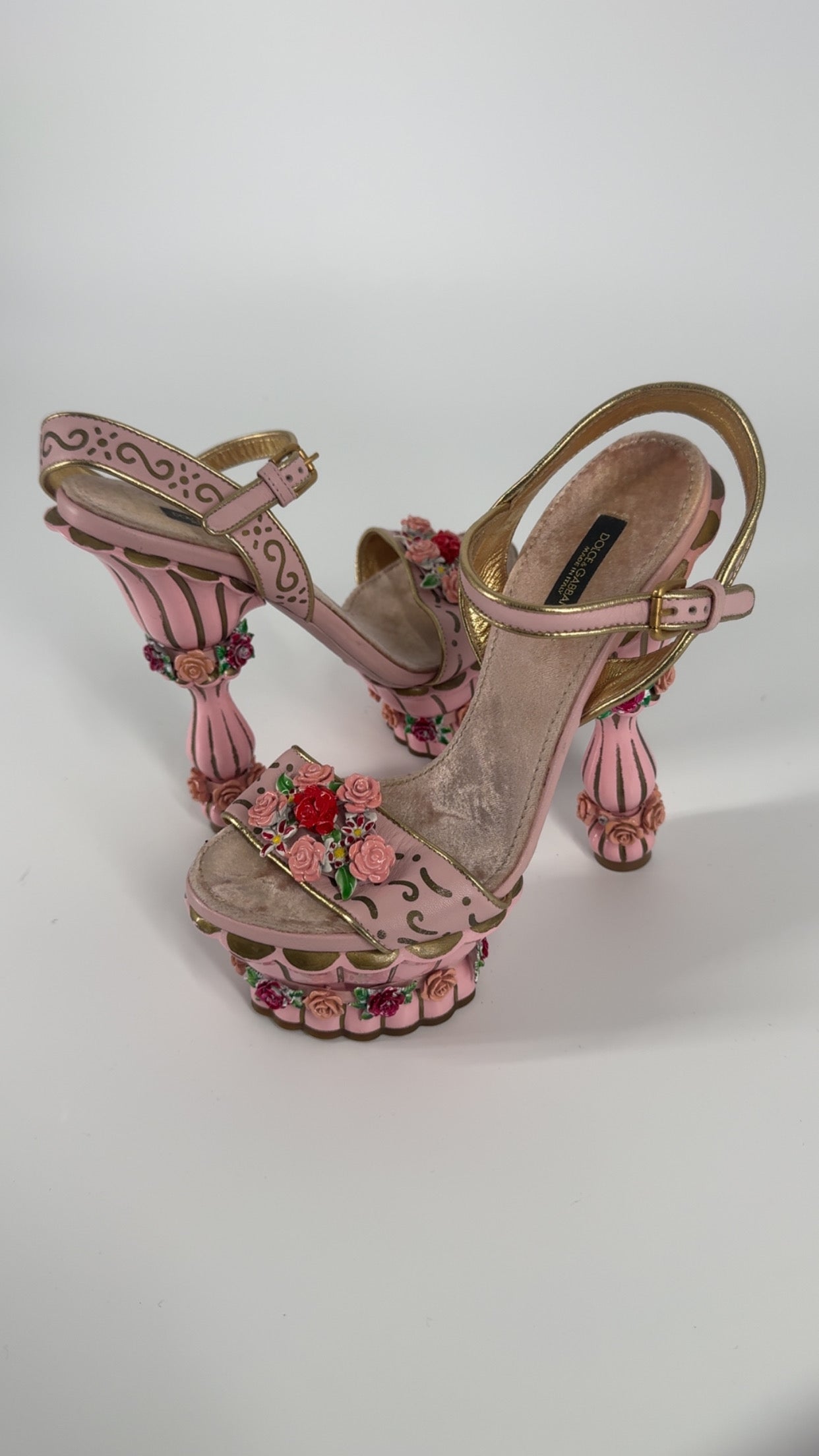 Dolce & Gabbana F/W 2012 'Cake' Heels in Pink