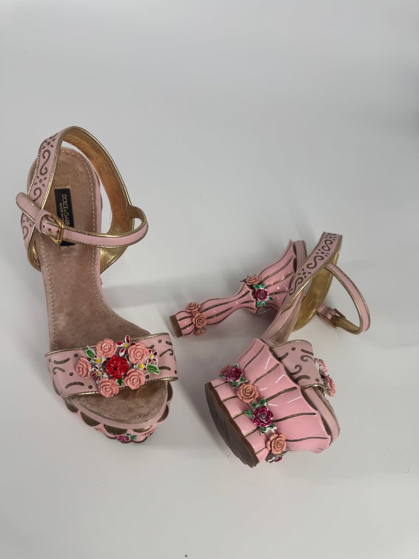 Dolce & Gabbana F/W 2012 'Cake' Heels in Pink