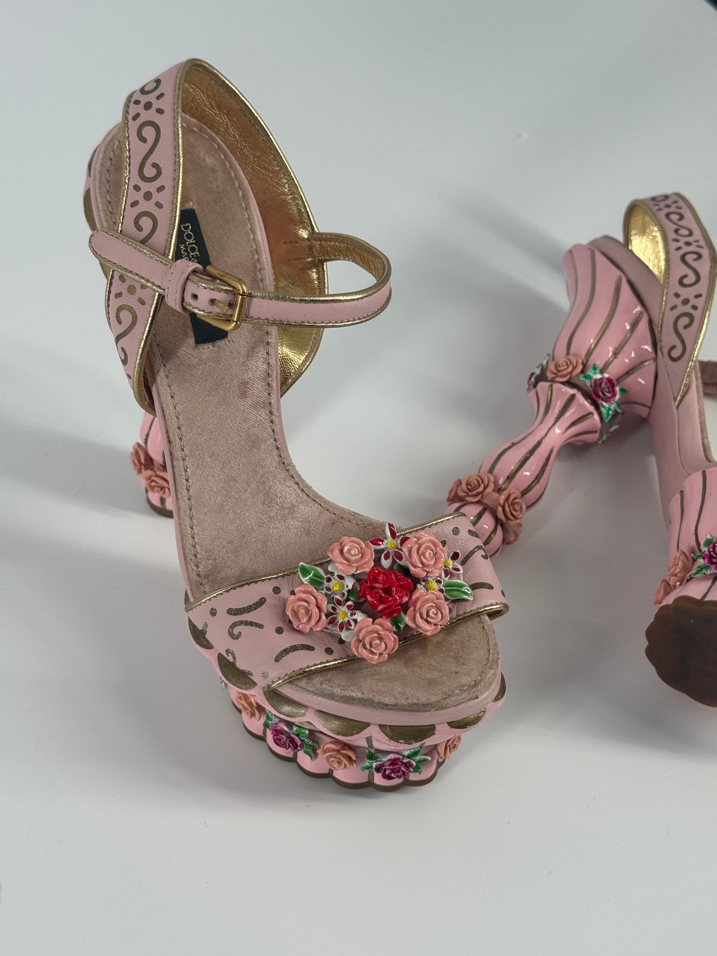 Dolce & Gabbana F/W 2012 'Cake' Heels in Pink