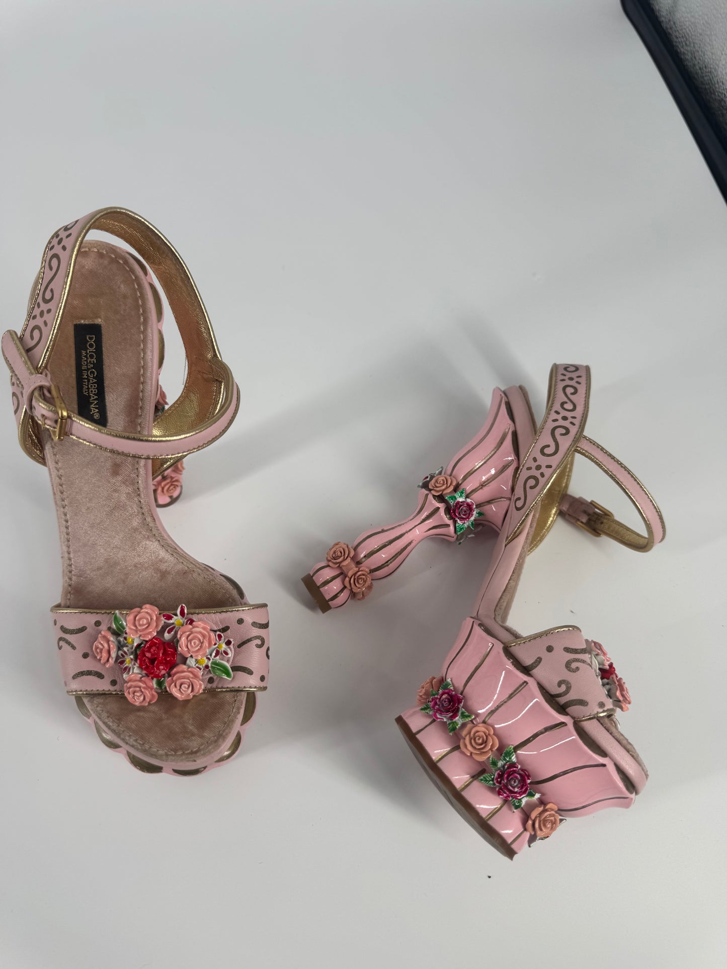 Dolce & Gabbana F/W 2012 'Cake' Heels in Pink