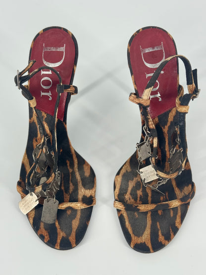 Dior F/W 2004 Leopard Dog Tag Heels