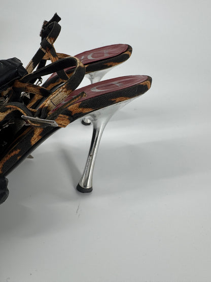 Dior F/W 2004 Leopard Dog Tag Heels