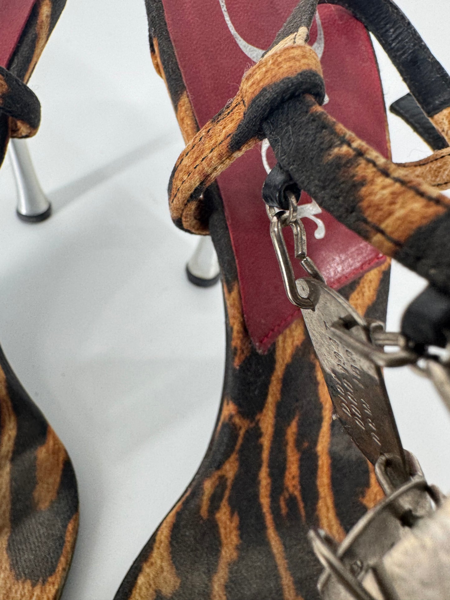 Dior F/W 2004 Leopard Dog Tag Heels