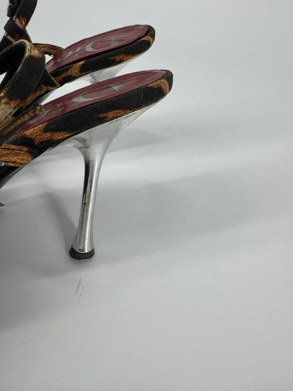 Dior F/W 2004 Leopard Dog Tag Heels