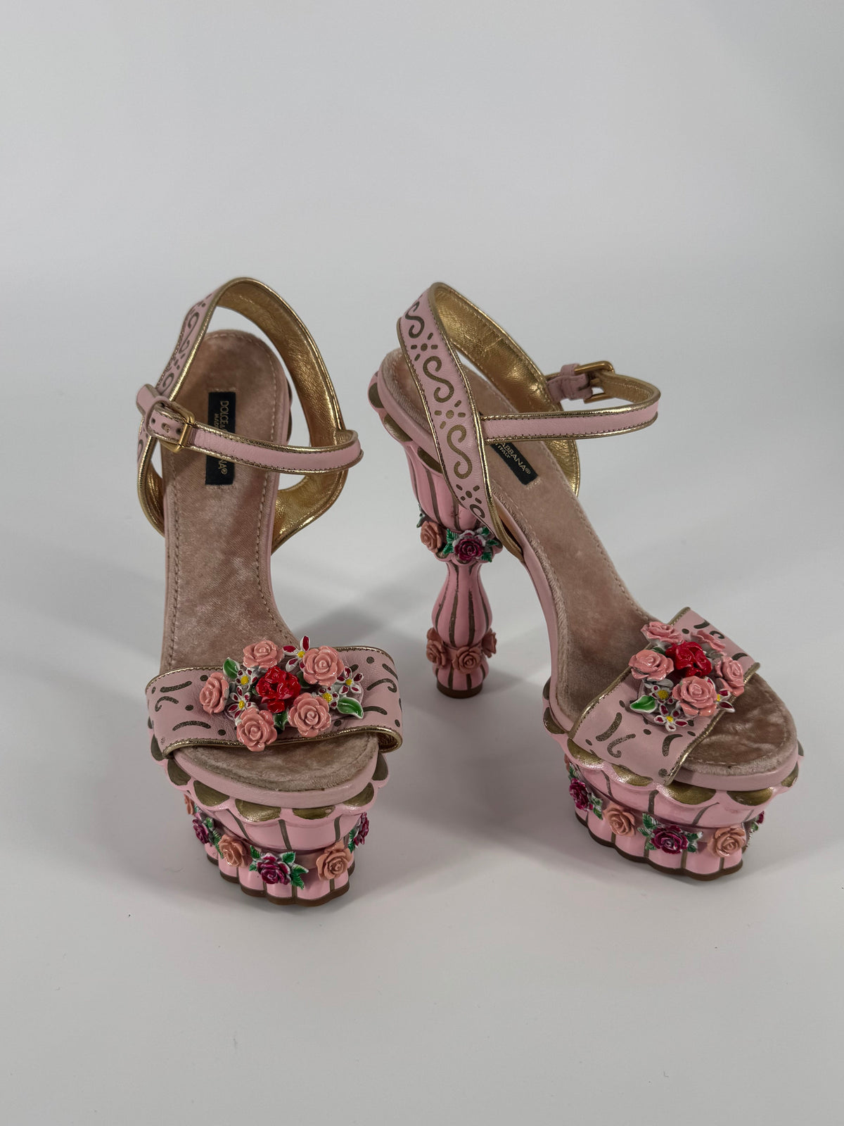 Dolce & Gabbana F/W 2012 'Cake' Heels in Pink