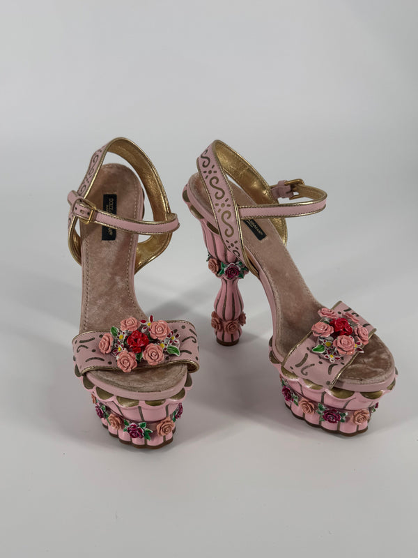 Dolce & Gabbana F/W 2012 'Cake' Heels in Pink