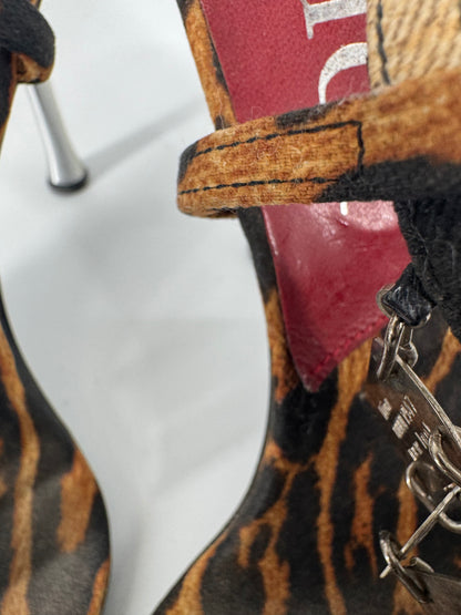 Dior F/W 2004 Leopard Dog Tag Heels