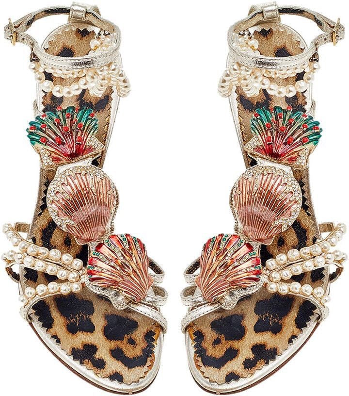 Roberto Cavalli SS05 Seashell Heels - EU 38 (Presale)