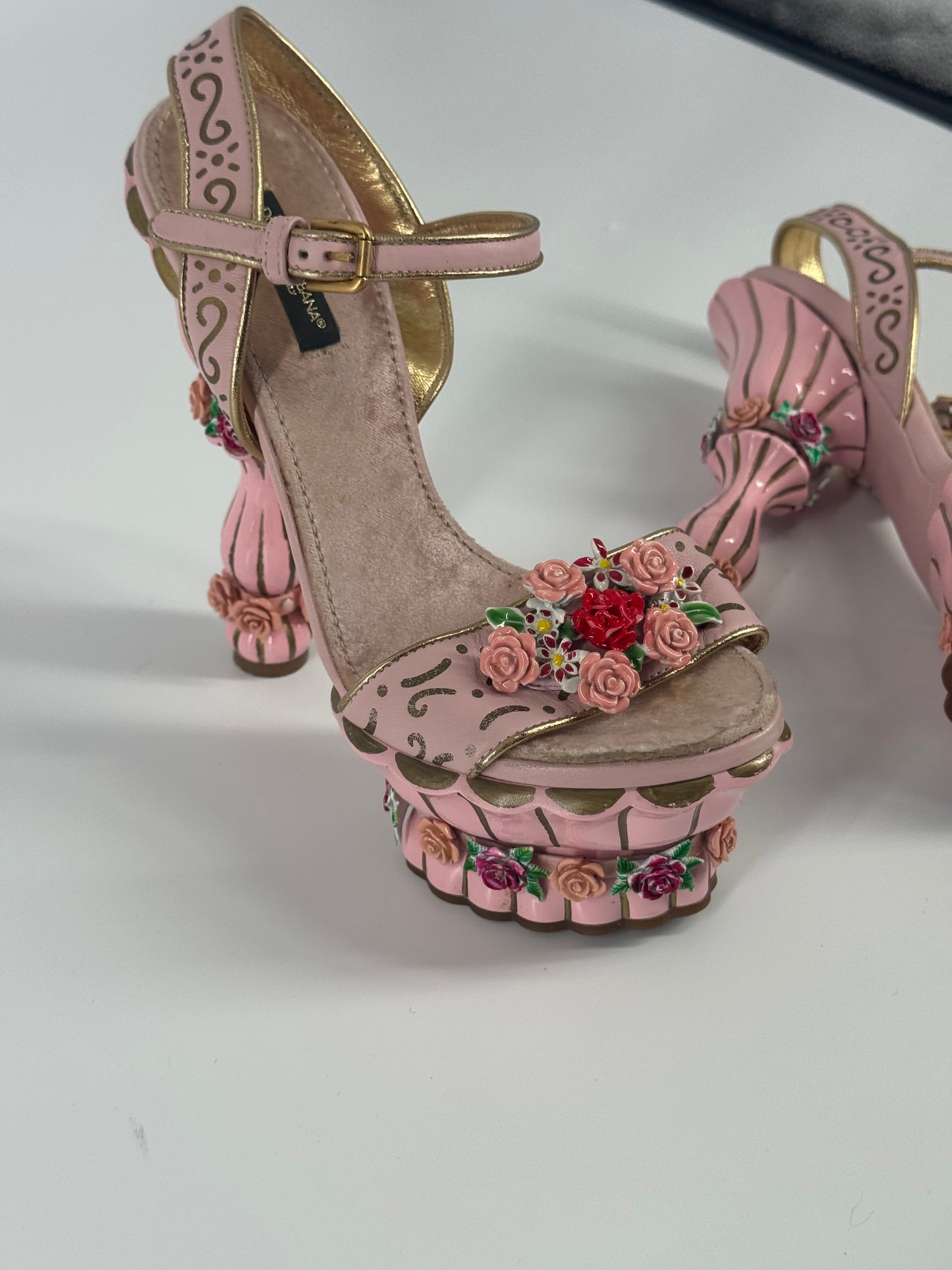 Dolce & Gabbana F/W 2012 'Cake' Heels in Pink