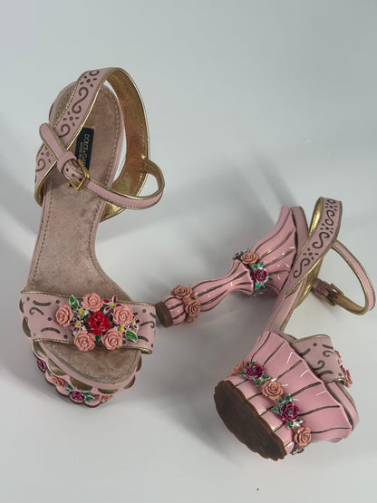 Dolce & Gabbana F/W 2012 'Cake' Heels in Pink
