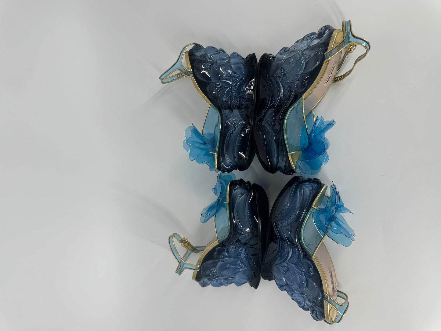 Miu Miu 'SS17' Water Wedge Sandals - EU 39 (New)