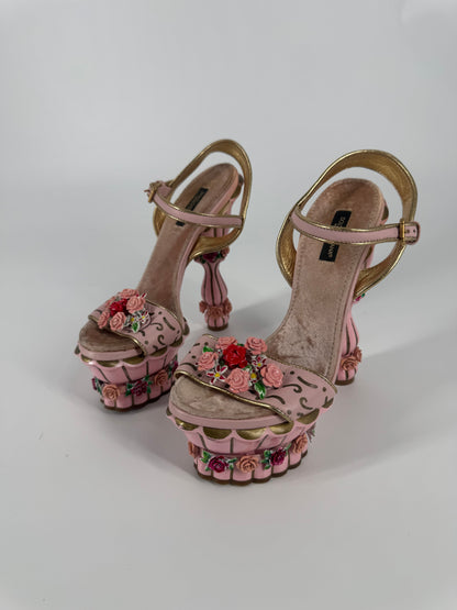 Dolce & Gabbana F/W 2012 'Cake' Heels in Pink