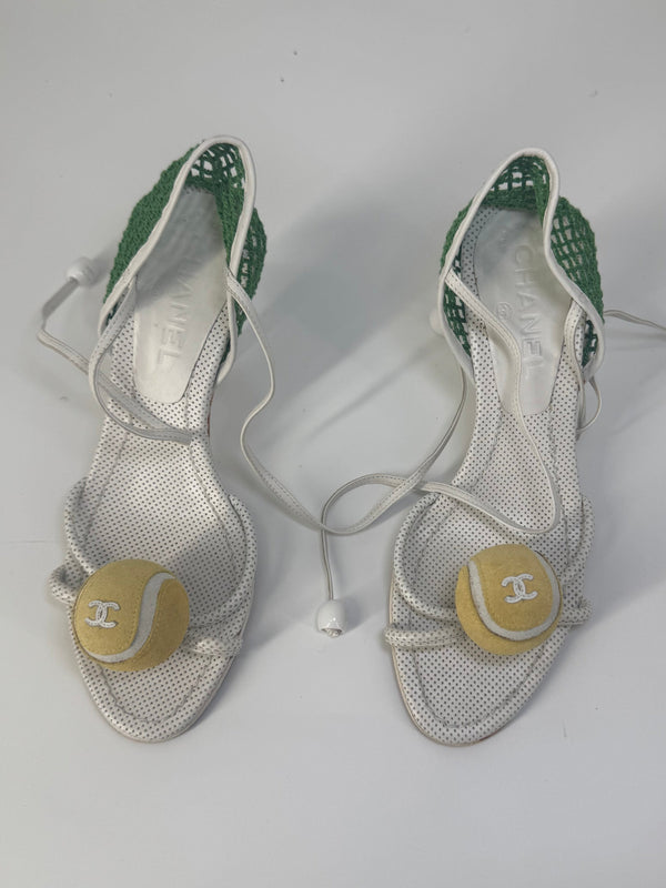 Vintage Chanel Tennis Ball Heels