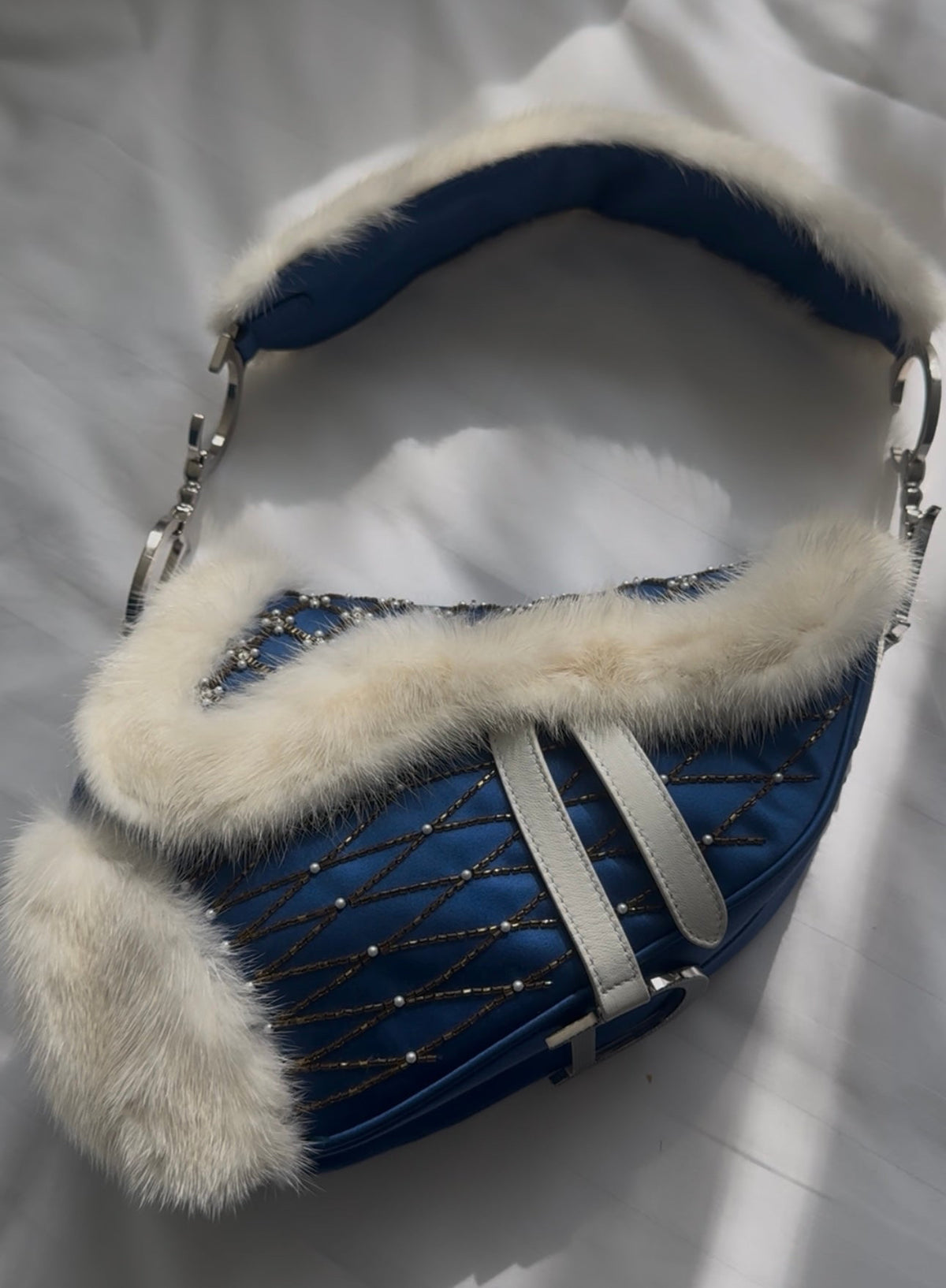 Vintage Dior Anniversary Country “Russia” Saddle Bag (2007)