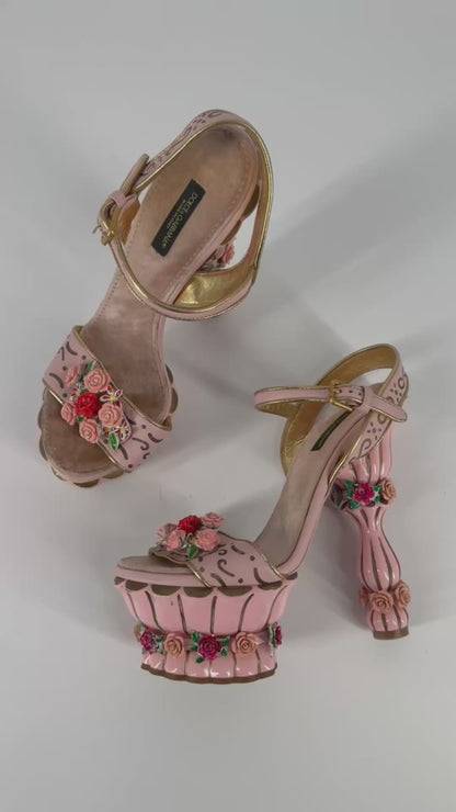 Dolce & Gabbana F/W 2012 'Cake' Heels in Pink